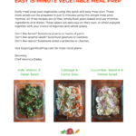 [Printable] 15-Minute Vegetable Meal Prep Plan - easyveganmealprep.com