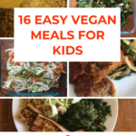 Easy Vegan Meals for Kids [PDF printable recipes]