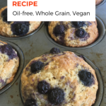 How to veganize a blueberry muffin recipe - easyveganmealprep.com