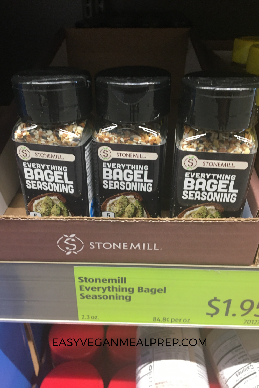 Stonemill Everything Bagel Seasonings at Aldi.