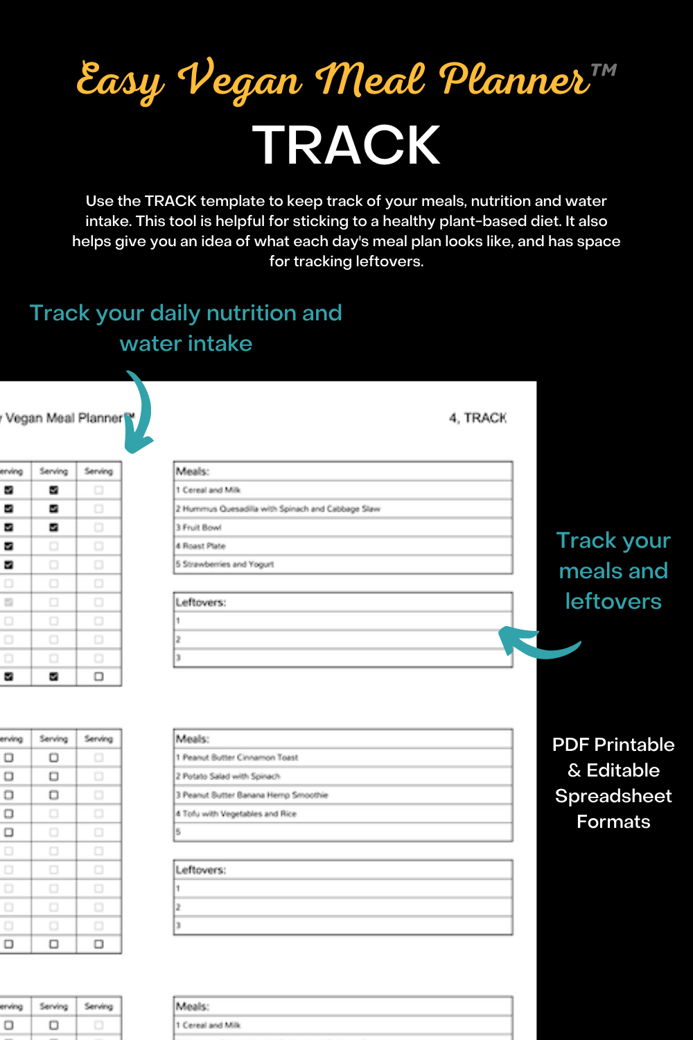 Nutrition Tracker Template