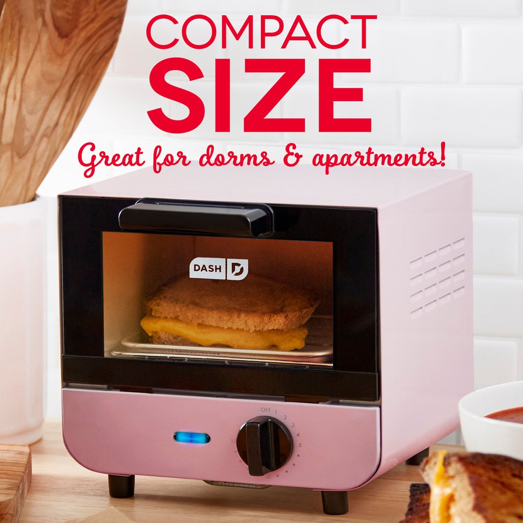 dash mini toaster oven is perfect for dorms and apartments