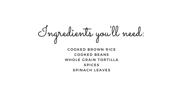 Ingredients you'll need.